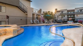 Two sparkling pools